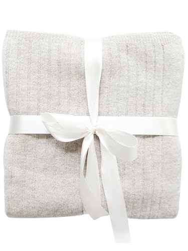100% Fine Merino Wool Baby Blanket, Very Soft, Recieving Blanket, Swaddle, 100cm×60cm, Lightweight and Warm, Wool Baby Blanket, Oat.