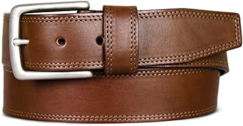 Lucky Brand Men’s Stitched Leather Belt