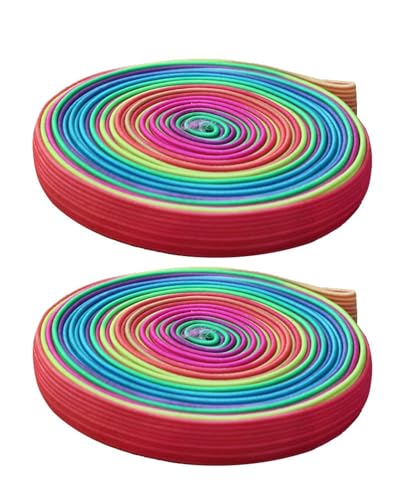 TBCDS 2 Piezas Rollo de Goma, Juego de Rope, para Interior y Exterior, Juego de Pausa, Juegos de jardín, Regalo, 6 m