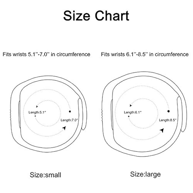 AIUNIT Compatible Flex 2 Band, Replacement for Flex 2 Accessories Wristband Adjustable Classic Sport Fitness Watch Band w/Metal Clasp for Flex 2 Small Large Men Women No Tracker