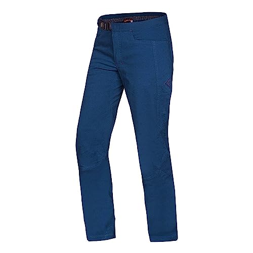 Ocun M Honk Pants Blau - Komfortable robuste Herren Kletterhose, Größe M...