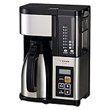 象印マホービン コーヒーメーカー 10杯用 珈琲通 大容量 選べるフィルター 外して洗える水タンク ステンレスサーバーつき ステンレスブラック EC-YS100-XB