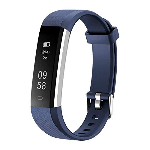 Letsfit Fitness Tracker with Heart Rate Monitor, Slim Activity Tracker Watch, Pedometer Watch, Sleep Monitor, Step Counter, Calorie Counter, Waterproof Smart Band for Kids Women and Men