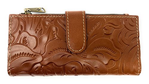 Patricia Nash Tooled Leather Nazari Bifold Wallet Florence