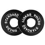 N/A" Olympic Weight Plates for 2 Inch Bar, Optional 2.5/5.0/10/25/35/45 lbs Bumper Plates, Barbells