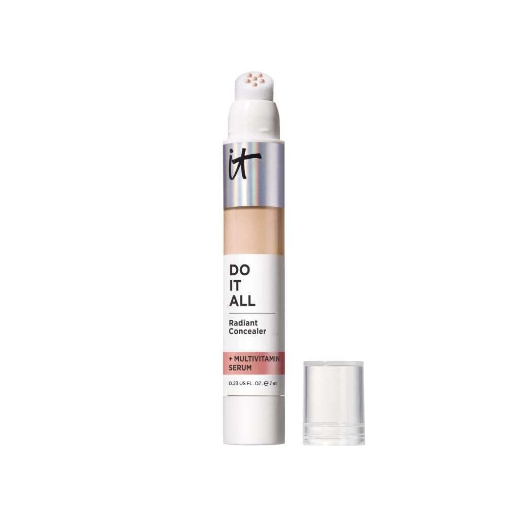 IT Cosmetics Do It All Radiant Concealer, 7 ml, Feuchtigkeitsspendend, aufpolsternder, abdeckender und aufhellender 4-in-1 Concealer Stick, Natürliches Finish