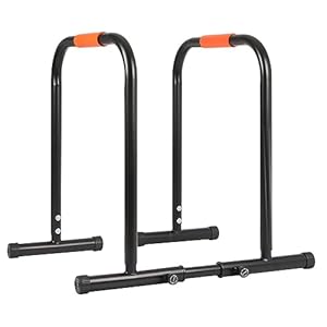 Adjustable Dip Bar Heavy Duty Dip Station 127KG/500LB Capacity Parallettes Calisthenics Equipment Parallel Bars for Home Gym