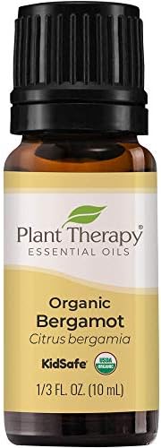 Plant Therapy Organic Bergamot Essential Oil 10 mL (1/3 oz) 100% Pure, Undiluted, Therapeutic Grade