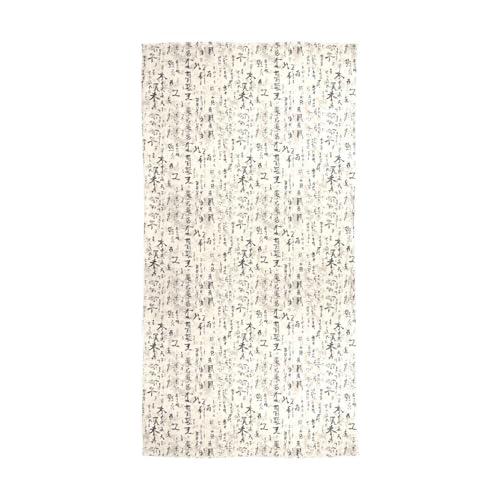 Chinese Style Letter Retro Long scarf shawl cute silk hair scarf for sleeping for neck bufandas para mujer2