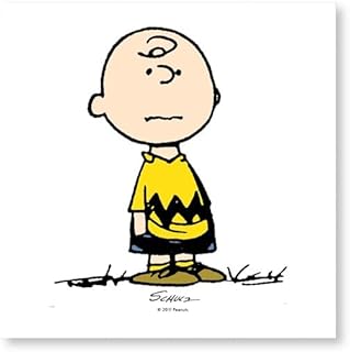 CafePress Charlie Brown Photo Wall Tile, Matte Finish, 8