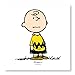 CafePress Charlie Brown Photo Wall Tile, Matte Finish, 8