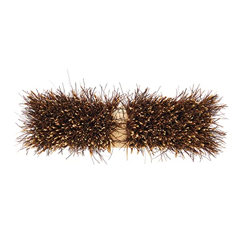 ProDec 13" Natural Palmyra Fibre Stiff Scavenger Broom Head for Heavy Duty Outdoor Sweeping, Brown - Image 3