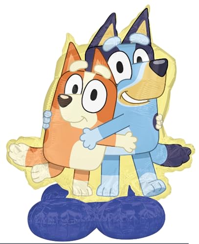 Bluey and Bingo 49 Air Fill Only Airloonz Decoration Display Birthday Party Balloon