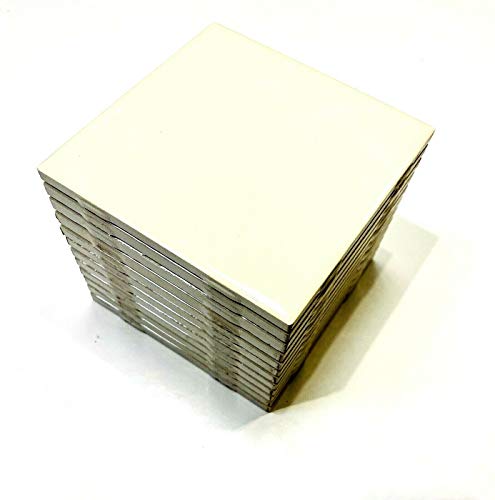 Squarefeet Depot Set Of 8 (1Sf) 4X4 Almond 0135 Ceramic Tile Walls Backsplash Made In Usa thumb #1