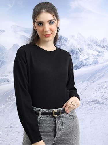 Image of Basic by Tokyo TALKIES Loose Turtle Neck Acrylic Pullover Sweater