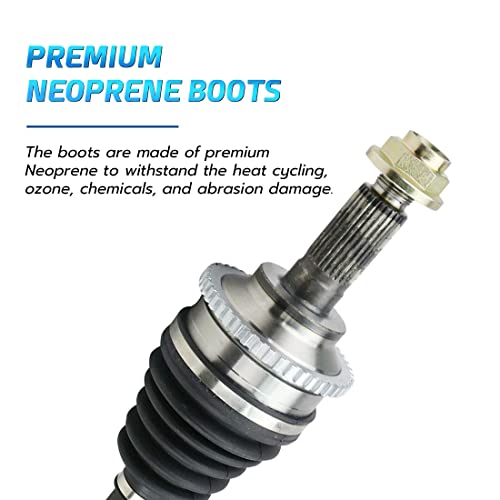 Bodeman - Front Left Cv Axle Drive Shaft Assembly Driver Side Fits 2006-2009 Ford Fusion 2.3L / 2006-2009 Mercury Milan 2.3L / 2003-2008 Mazda 6 2.3L Non-Turbo #TOP3