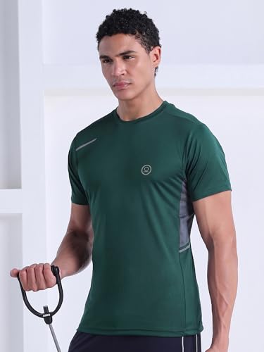 Image of CHKOKKO Gym T Shirts for Men Workout Quick Regular Dry Fit Sports Tshirt for man Breathable Moisture-Wicking Half Sleeve Round Active wear Running Boys T Shirt