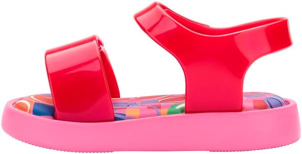mini melissa Jump Sandals for Babies & Toddlers - Papete Jelly Sandal w/Velcro Fastener, Comfy Sandals for Toddler Girls