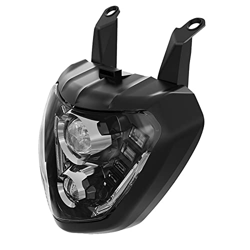 Farol da motocicleta Para Mt 07 Fz 07 Mt07 Mt-07 Fz-07 2014 2015 2016 2017 Farol Hi/Lo Beam Com Drl
