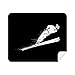 Winter Sport Skiing Pattern Illustration Cleaning Cloth Screen Cleaner 2pcs Suede Fabric