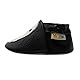 YALION Premium Weich Leder Babyschuhe Krabbelschuhe Lauflernschuhe Hausschuhe mit Geist Schwarz, EU 20/21=M