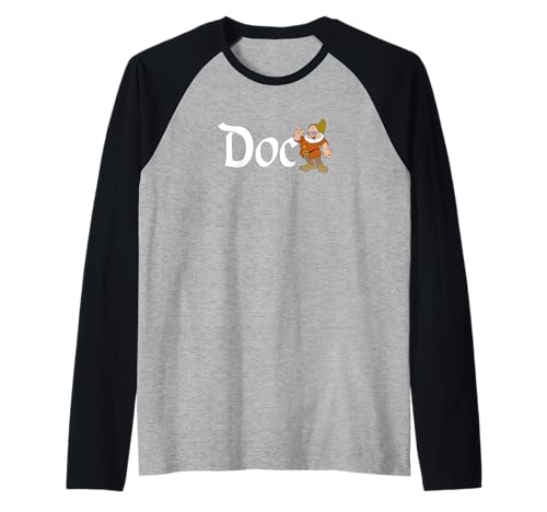 T-shirt baseball Disney Blanche-Neige vêtement raglan Prof original pour adulte
