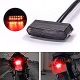 ★ 【Diseño 3 en 1】 Luz trasera de freno LED integrada, luz de marcha, LED superbrillante que brindan la máxima visibilidad y seguridad.