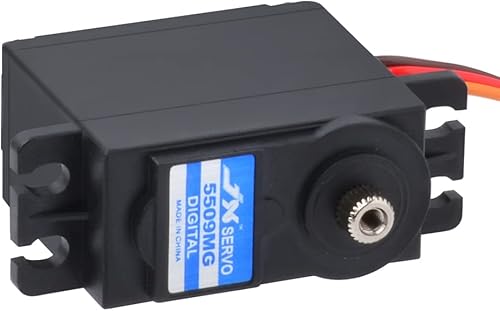 Miniatura 4 de JX PDI-5509MG 9KG 55.6g 2BB DC4.8 6.0V High Precision Metal Gear Digital Standard Servo for RC Car Robot