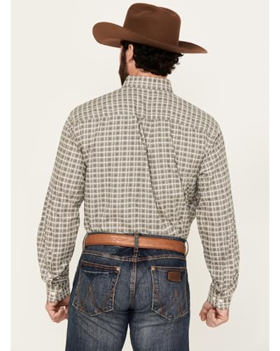 Cinch Men's Cream Print Button Down Shirt4