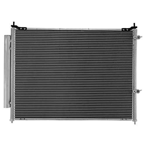 Image of TRQ A /C Condenser and Receiver Drier Assembly Compatible with 06-14 Honda Ridgeline