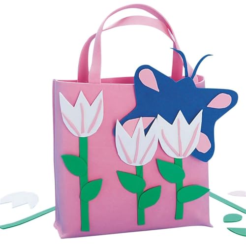 Sacs fourre-tout tulipes roses pour remplacer les emballages jetables d'ateliers