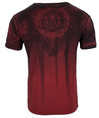 Xtreme Couture Affliction Men's T-Shirt Shadow Walker Red2