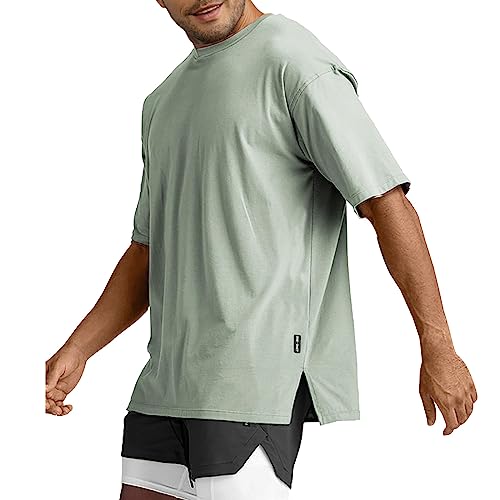 Men's Oversized Quick-Dry Workout T-Shirt