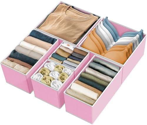 Simple Houseware Foldable Storage Basket Box Closet Dresser Drawe...