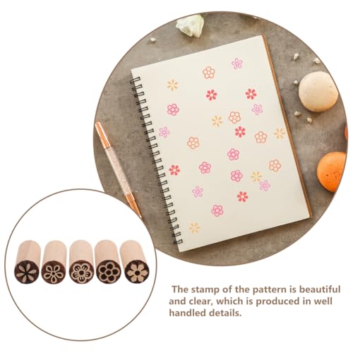 Tampons de texture en bois pour empreinte nette sur argile - 6