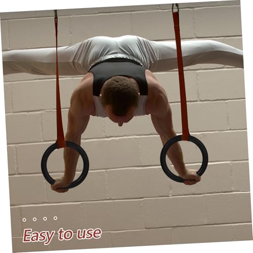 Ganazono 2pcs anillas gimnasia para entrenamiento fuerza miniatura 5