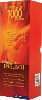 Die wichtigsten 1000 Wörter. Englisch: Karteikarten Wortschatz : Amazon ...