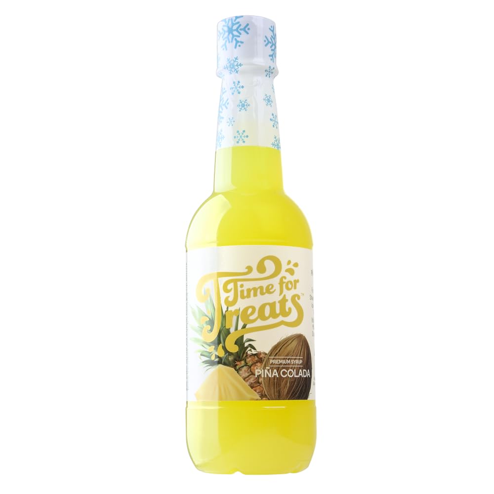 Time for Treats Pina Colada Flavored Syrup VKP1193 Yellow