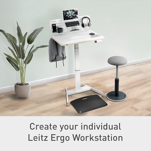 Leitz Ergo Small Electric Standing Desk with Reminder - White - Image 6