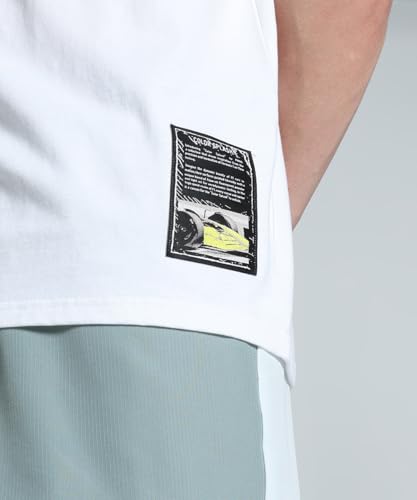 PUMA Men's Regular Fit White T-Shirt - Image 7