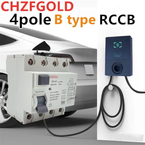 Chargeur RCCB type B pour sécuriser les bornes contre fuite CC 6mA - 5