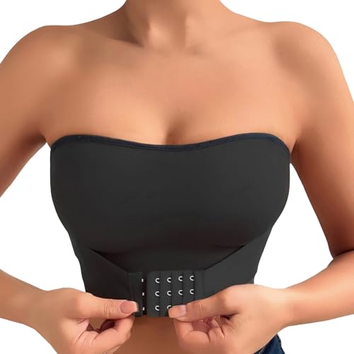 Sujetador sin Tirantes Push-up Cómodo de Silicona Antideslizante para Camiseta de Mujer
