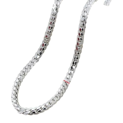 Chaîne serpent 6mm argent 925 sterling avec finition joaillerie d'exception