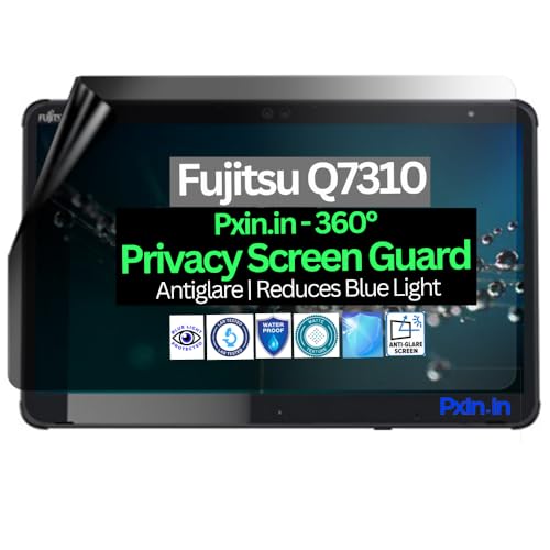 Image of Pxin Tablet Privacy Guard compatible with Fujitsu Q7310 | Screen protector | Anti-Glare | Blue light filter | 360 degree Anti Spy | Eye Protection