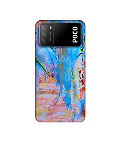 Image of Amazon Brand - Solimo Designer Light Multicolor Canvas 3D Printed Hard Back Case Mobile Cover for Mi Poco M3