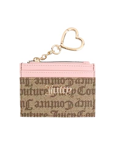 Juicy Couture Womens Spring Fling ID Card Case With Key Fob Stylish & Functional Wallet Design