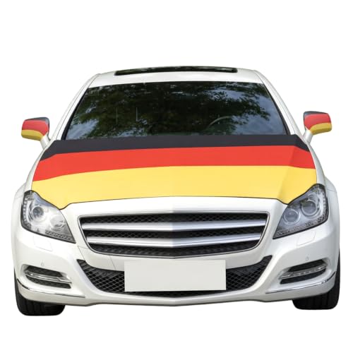 Bandera de Alemania para coche que protege el capó contra arañazos ligeros