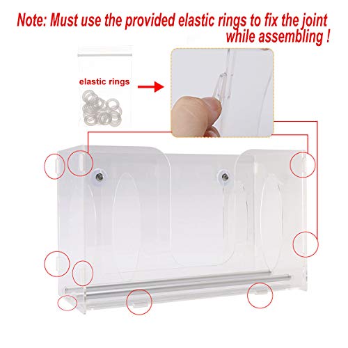evron Paper Towel Dispenser Countertop Adhesive Tape & Wall Mount Easy Pull-Out Z Fold C Fold Trifold and Multifold Paper Towel Dispenser (1 Pack)