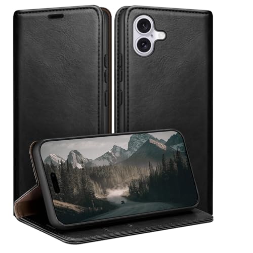 Coque iPhone 17 blocage RFID anti-piratage étui portefeuille cuir