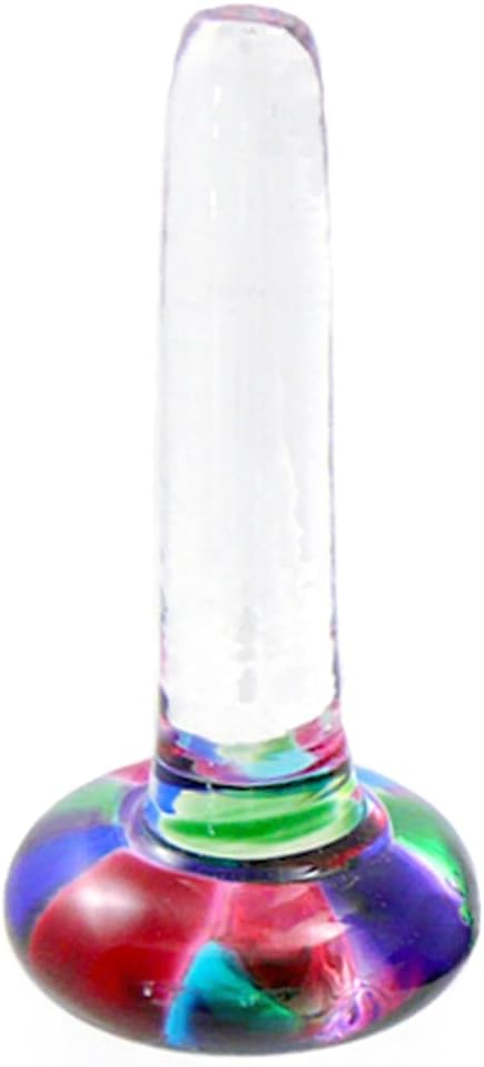 American Made Blown Glass Ring Holder, Confetti Color